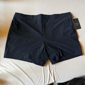 NWT VRST Men XXL Slim Fit 5" Resort Short Darker Ardosia Slate Boxer Brief Lined
